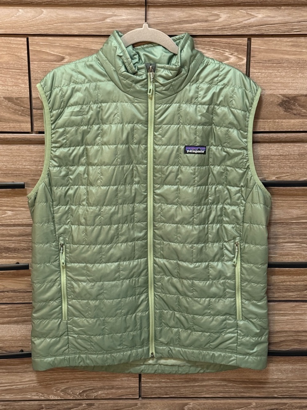 Patagonia Nano Puff Vest Size Large Sedge Green